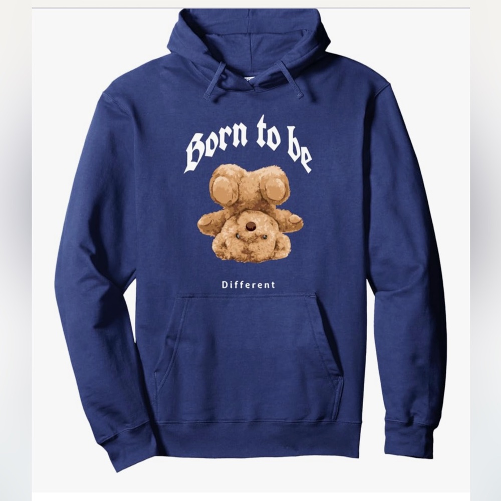 BORN Blue Hoodie Teddy Bear Graphic
To Be Different PULLOVER SWEATER YOUTH 18-20